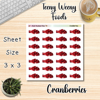 CRANBERRIES Teeny Weeny Foods