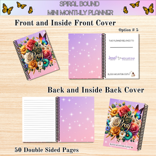 Weekly Mini Planners    CHRISTIAN ARTWORK  Spiral Bound Notebook Planners