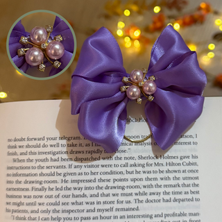Triple Bow Embellished Planner Paper Clips