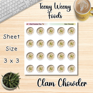 CLAM CHOWDER Teeny Weeny Foods