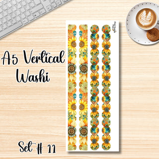 Set # 11      A5 Vertical Washi