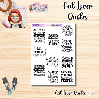 CAT LOVER QUOTES # 1