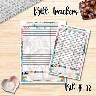 Kit 12    Full Page Bill Tracker