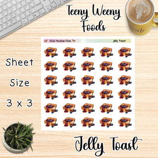 JELLY TOAST Teeny Weeny Foods