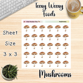 MUSHROOMS Teeny Weeny Foods