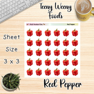 RED PEPPER Teeny Weeny Foods