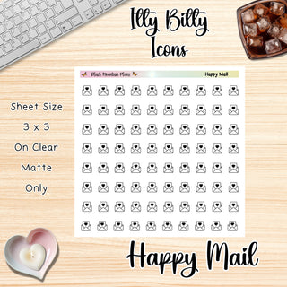 HAPPY MAIL Itty Bitty Planner Icons