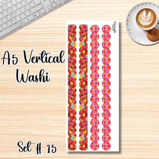 Set # 15      A5 Vertical Washi