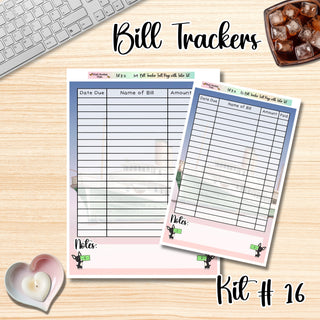 Kit 16    Full Page Bill Tracker