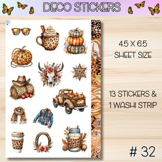 DECO STICKERS # 32