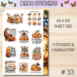 DECO STICKERS # 33
