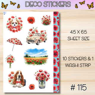 DECO STICKERS # 115