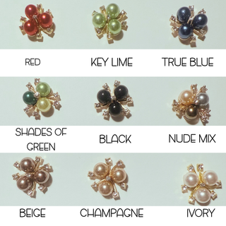 Triple Bow Embellished Planner Paper Clips