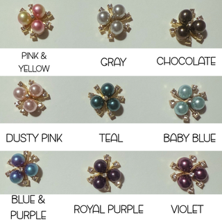 Triple Bow Embellished Planner Paper Clips