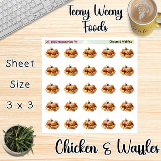 CHICKEN & WAFFLES Teeny Weeny Foods