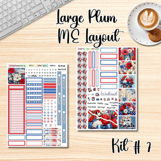 Kit # 7        Large Plum Paper ME Layout