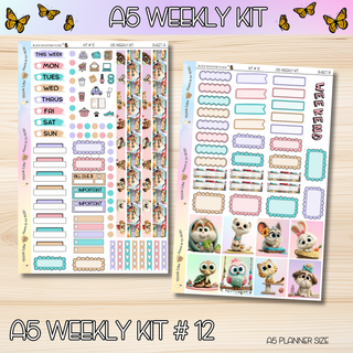 Kit # 12 A5 Weekly Kits