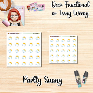 PARTLY SUNNY Deco Functional/Teeny Weeny