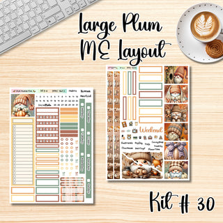 Kit 30      Large Plum Paper ME Layout