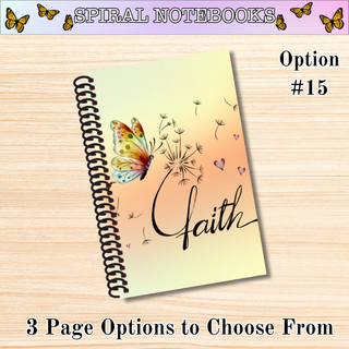 # 15  FAITH Spiral Bound Notebooks