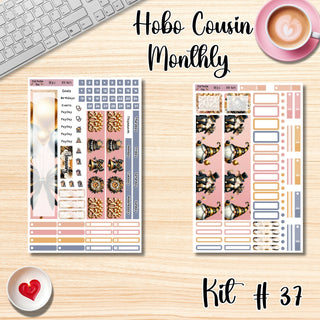 Kit 37    A5 Hobonichi Cousin JANUARY Monthly Kit