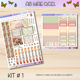 Kit # 1  A5 MAE O.C.D. (Organized Compact Dashboard)