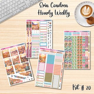 Kit 20       Hourly Erin Condren Weekly