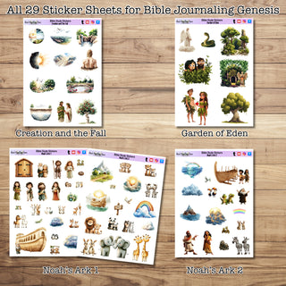 GENESIS Sticker Bundle All 28 Genesis Sticker Sheets 20% Off Savings