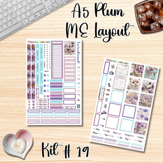 Kit 19       A5 Plum Paper ME Layout