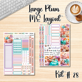 Kit 28      Large Plum Paper ME Layout