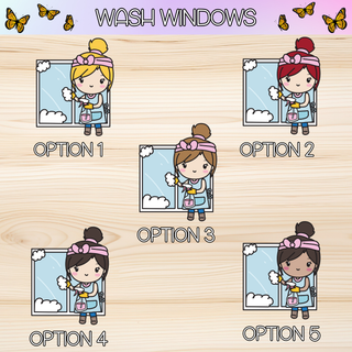 WASH WINDOWS