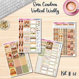 Kit 32       Erin Condren Vertical Planner Weekly Kit