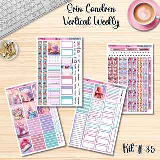 Kit 35       Erin Condren Vertical Planner Weekly Kit