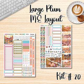 Kit 20        Large Plum Paper ME Layout