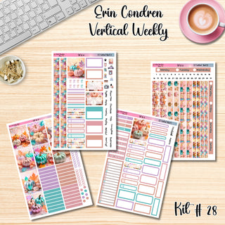 Kit 28       Erin Condren Vertical Planner Weekly Kit