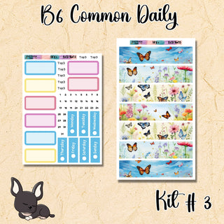 Kit # 3    B6 Common Planner Daily Kit