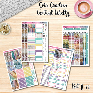 Kit 21       Erin Condren Vertical Planner Weekly Kit