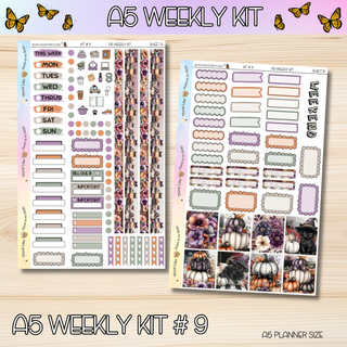 Kit # 9 A5 Weekly Kits