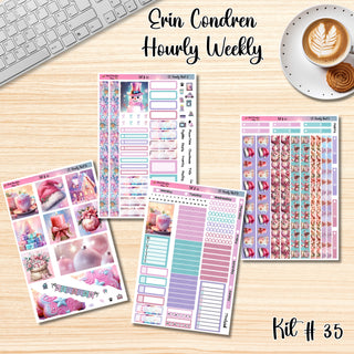 Kit 35       Hourly Erin Condren Weekly