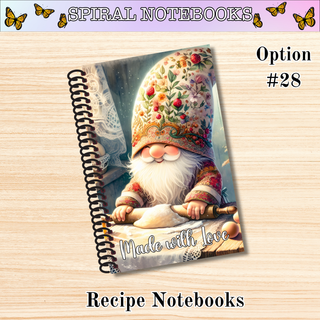 # 28   Made with Love   RECIPE Spiral Bound Notebooks