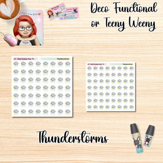 THUNDERSTORMS Deco Functional/Teeny Weeny