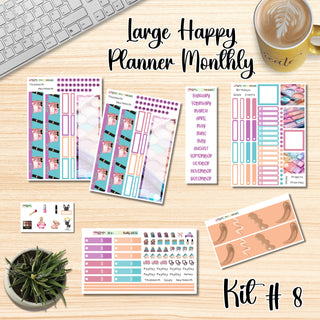 Kit # 8   Large Happy Planner ANY Monthly Kit