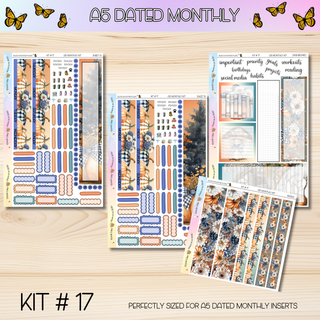 Kit # 17 A5 DATED Any Month Monthly Kits