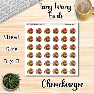 CHEESEBURGER Teeny Weeny Foods