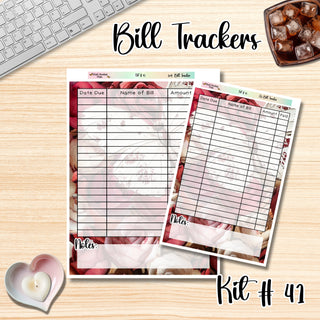 Kit 41    Full Page Bill Tracker