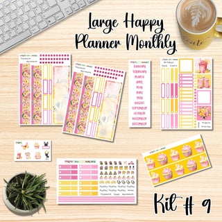 Kit # 9   Large Happy Planner ANY Monthly Kit