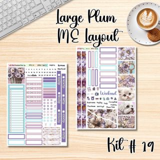 Kit 19        Large Plum Paper ME Layout