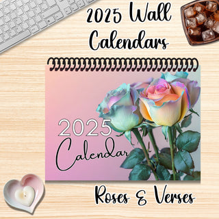 ROSES & VERSES 2025 WALL CALENDAR