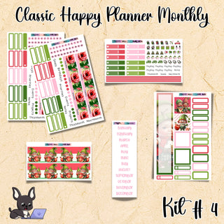 Kit # 4        Classic Happy Planner ANY Monthly Kit