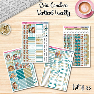 Kit 33       Erin Condren Vertical Planner Weekly Kit